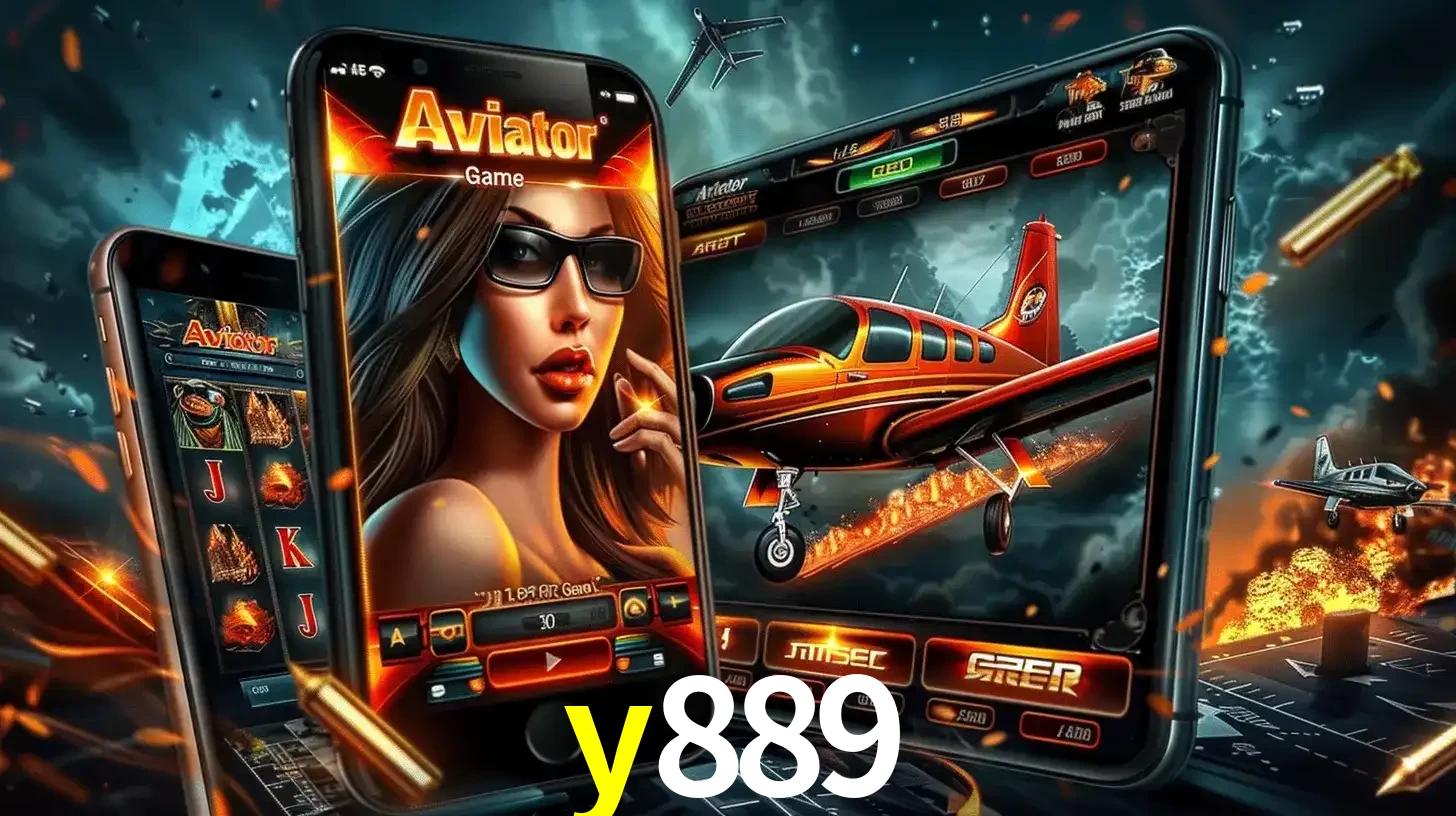 O popular jogo de apostas Aviator exibido em vários celulares e tablets, mostrando a interface emocionante e a ação de voo disponíveis para jogar agora no y889.
